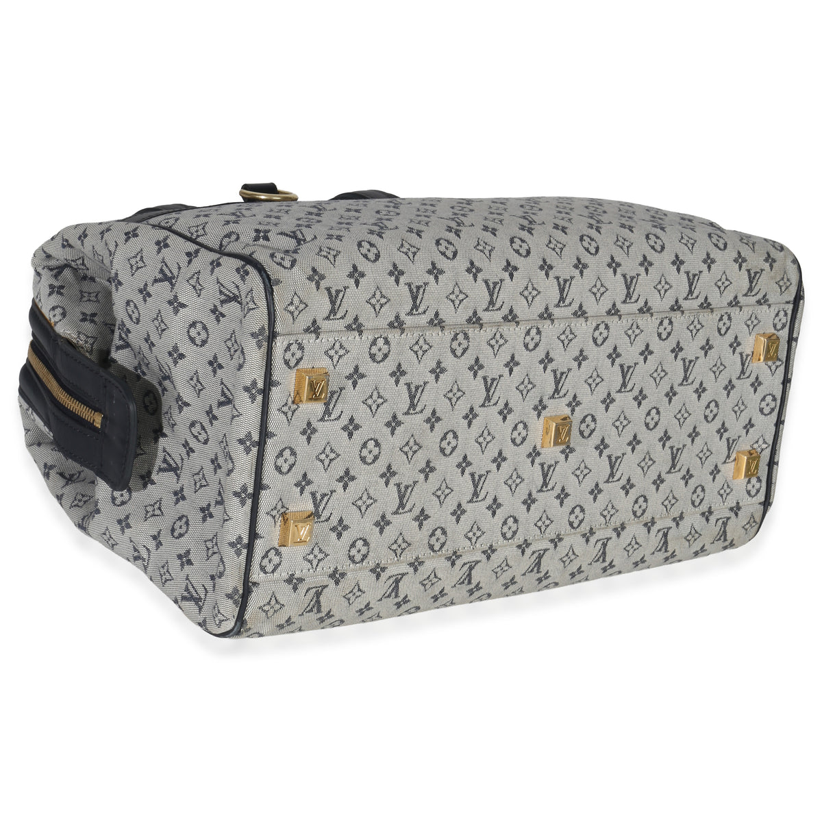 Louis Vuitton Navy Mini Lin Josephine GM Shoulder Bag Handbag clasp