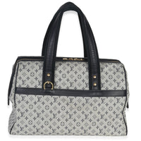 Louis Vuitton Navy Mini Lin Josephine GM Shoulder Bag Handbag fv