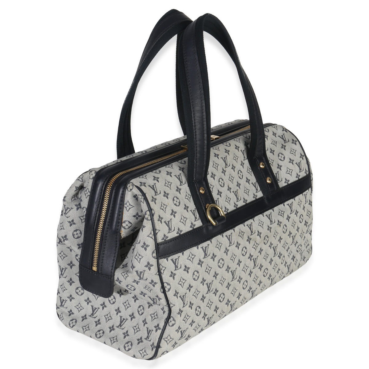 Louis Vuitton Navy Mini Lin Josephine GM Shoulder Bag Handbag pv