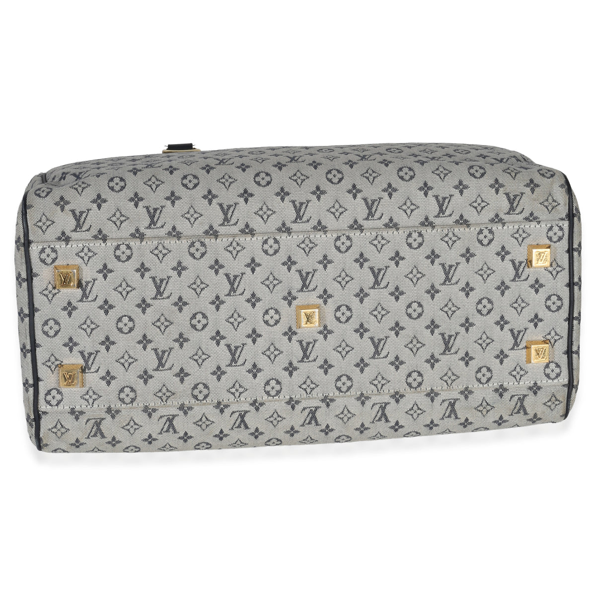Louis Vuitton Navy Mini Lin Josephine GM Shoulder Bag Handbag stamp