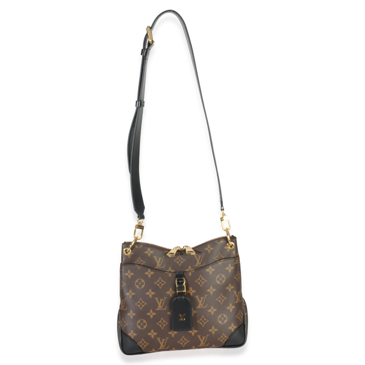 Louis Vuitton Black Monogram Canvas Odeon PM NM Handbag av