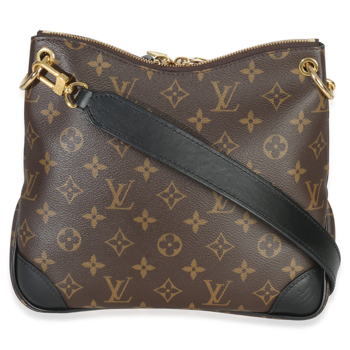 Louis Vuitton Black Monogram Canvas Odeon PM NM Handbag bv