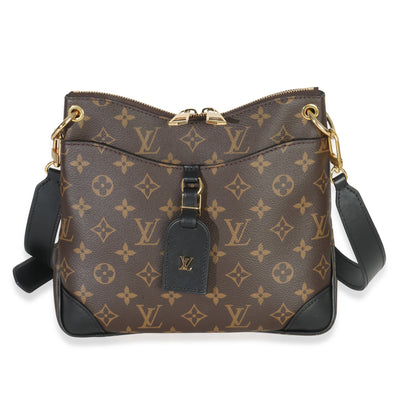 Louis Vuitton Black Monogram Canvas Odeon PM NM Handbag id