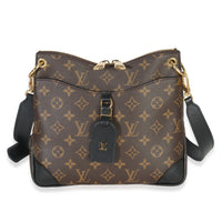 Louis Vuitton Black Monogram Canvas Odeon PM NM Handbag id