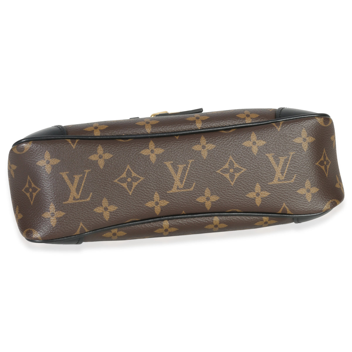 Louis Vuitton Black Monogram Canvas Odeon PM NM Handbag stamp