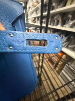 Hermès Bleu Zellige Togo Birkin 35 PHW Handbag ad2