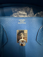 Hermès Bleu Zellige Togo Birkin 35 PHW Handbag ad3