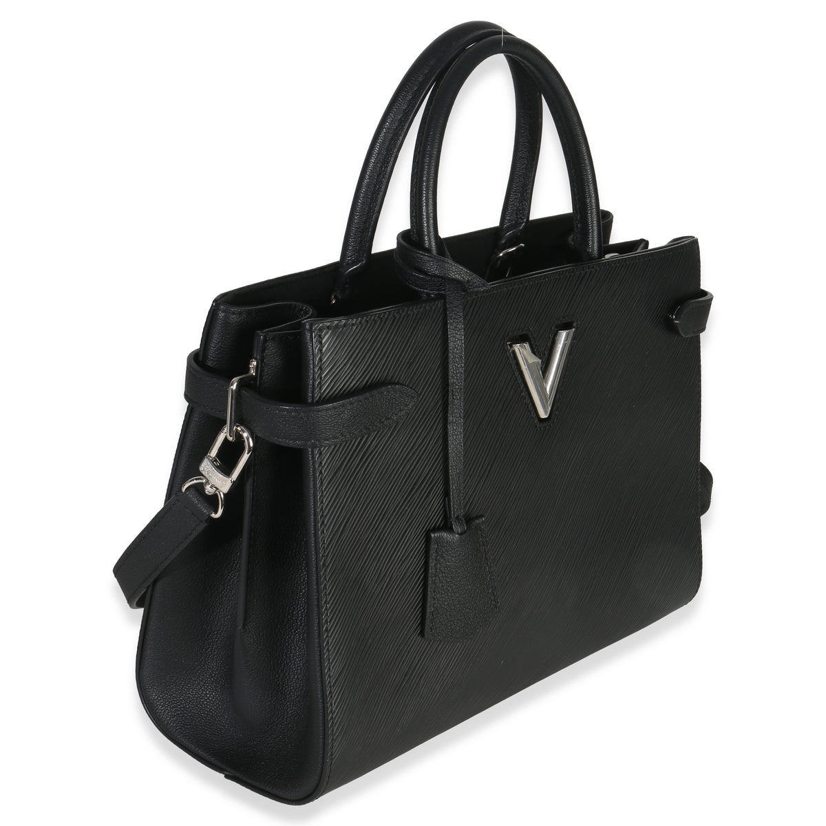 Louis Vuitton Black Epi Twist Tote Handbag pv