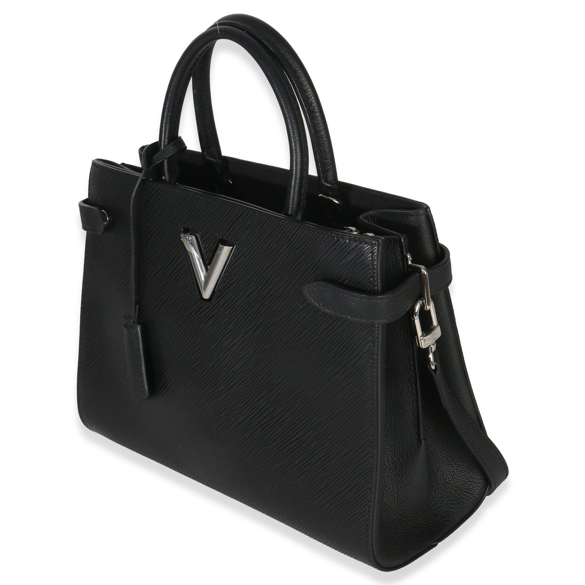 Louis Vuitton Black Epi Twist Tote Handbag sv