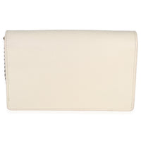 Gucci Cream Pebbled Calfskin Soho Wallet On Chain Handbag bv
