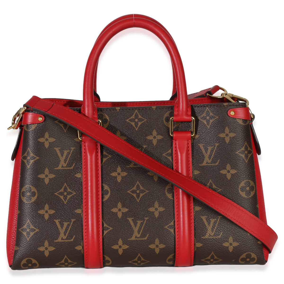 Louis Vuitton Cherry Monogram Canvas Soufflot BB Handbag bv