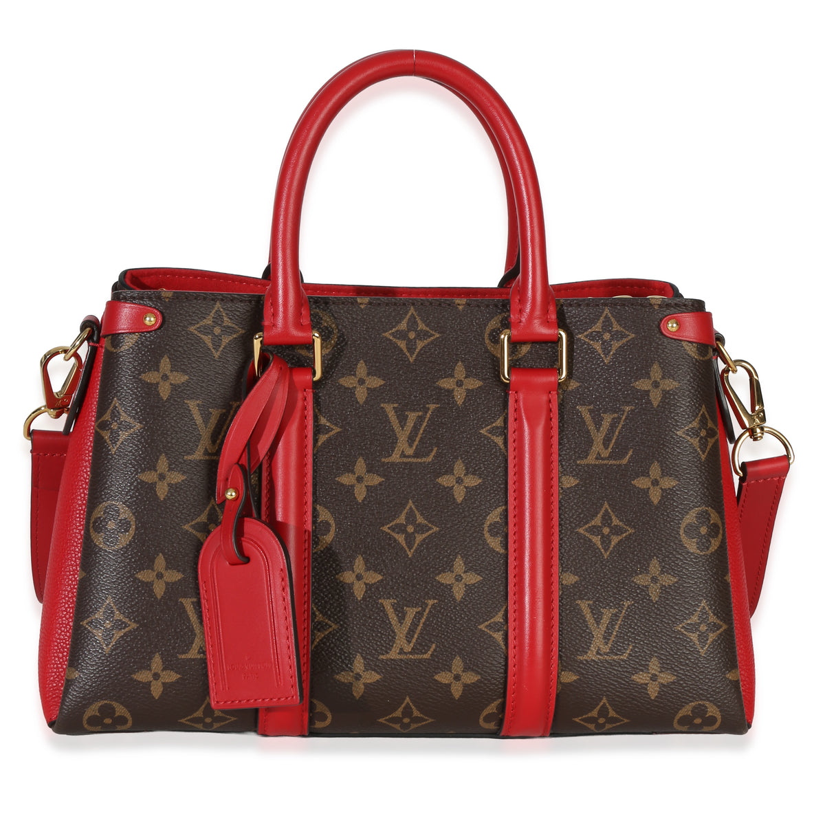 Louis Vuitton Cherry Monogram Canvas Soufflot BB Handbag fv