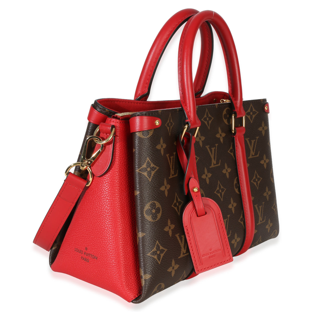 Louis Vuitton Cherry Monogram Canvas Soufflot BB Handbag pv