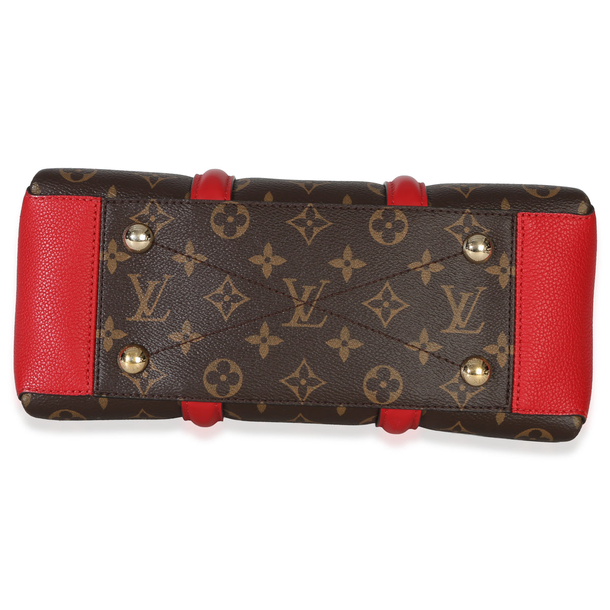 Louis Vuitton Cherry Monogram Canvas Soufflot BB Handbag stamp