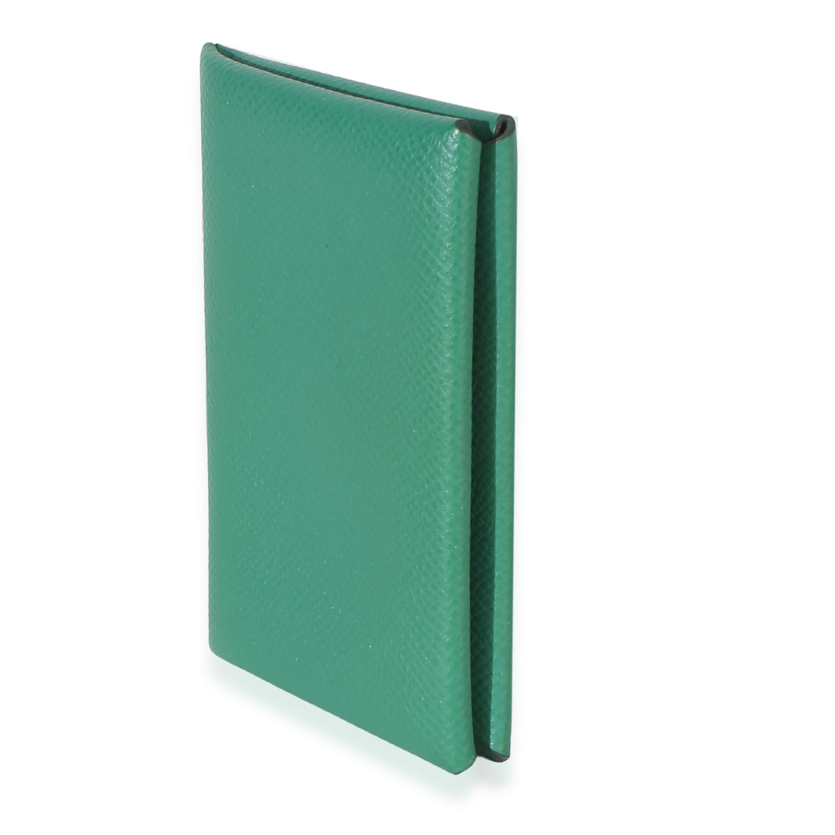 Hermès Vert Vertigo Epsom Calvi Card Holder 2