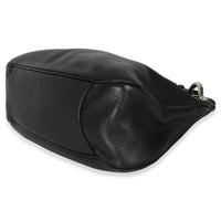 Prada Black Vitello Phenix Logo Shoulder Bag Handbag box
