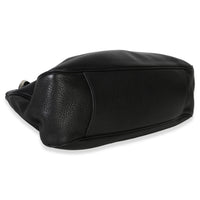 Prada Black Vitello Phenix Logo Shoulder Bag Handbag clasp