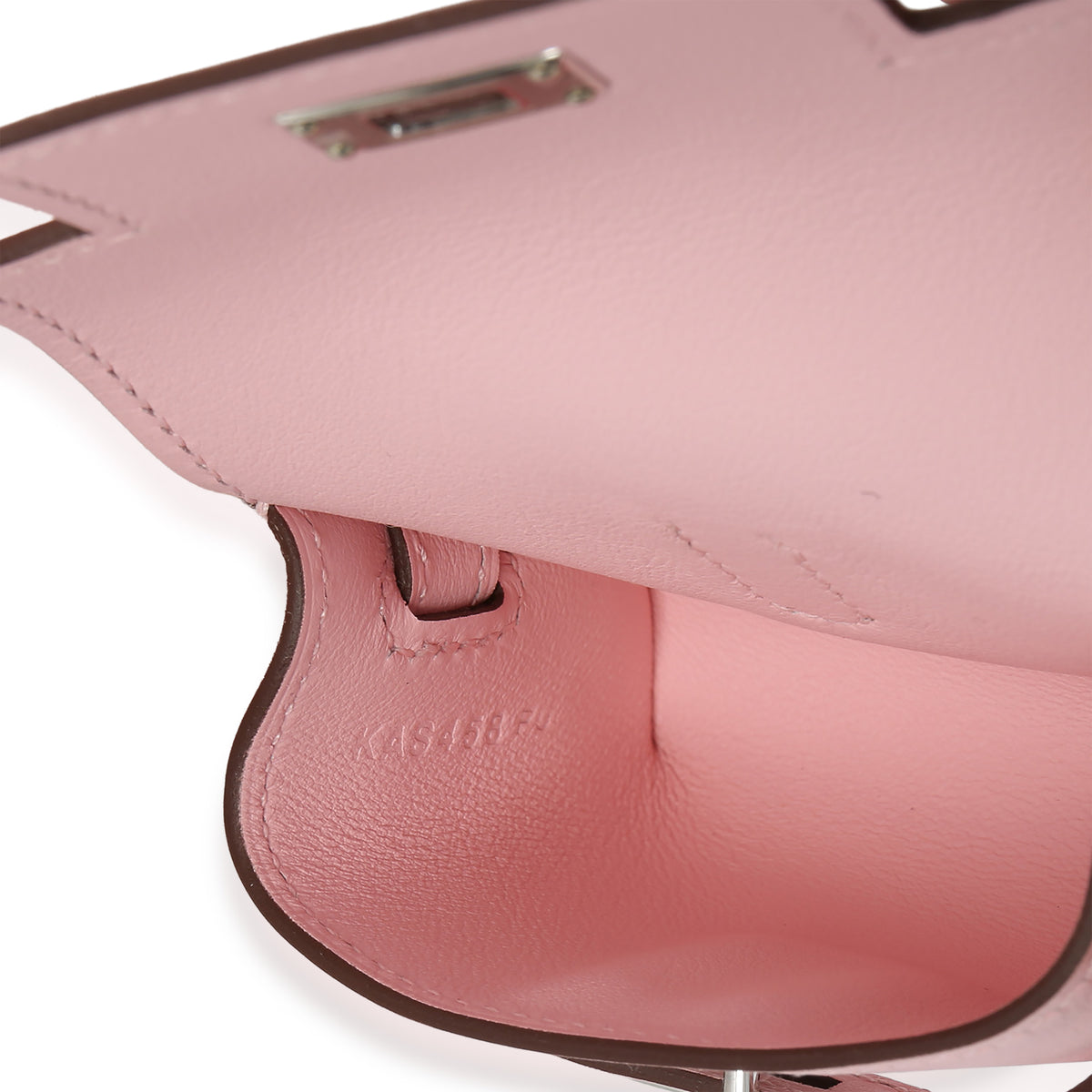 Hermès Rose Sakura Swift Kelly Festival Charm ad1