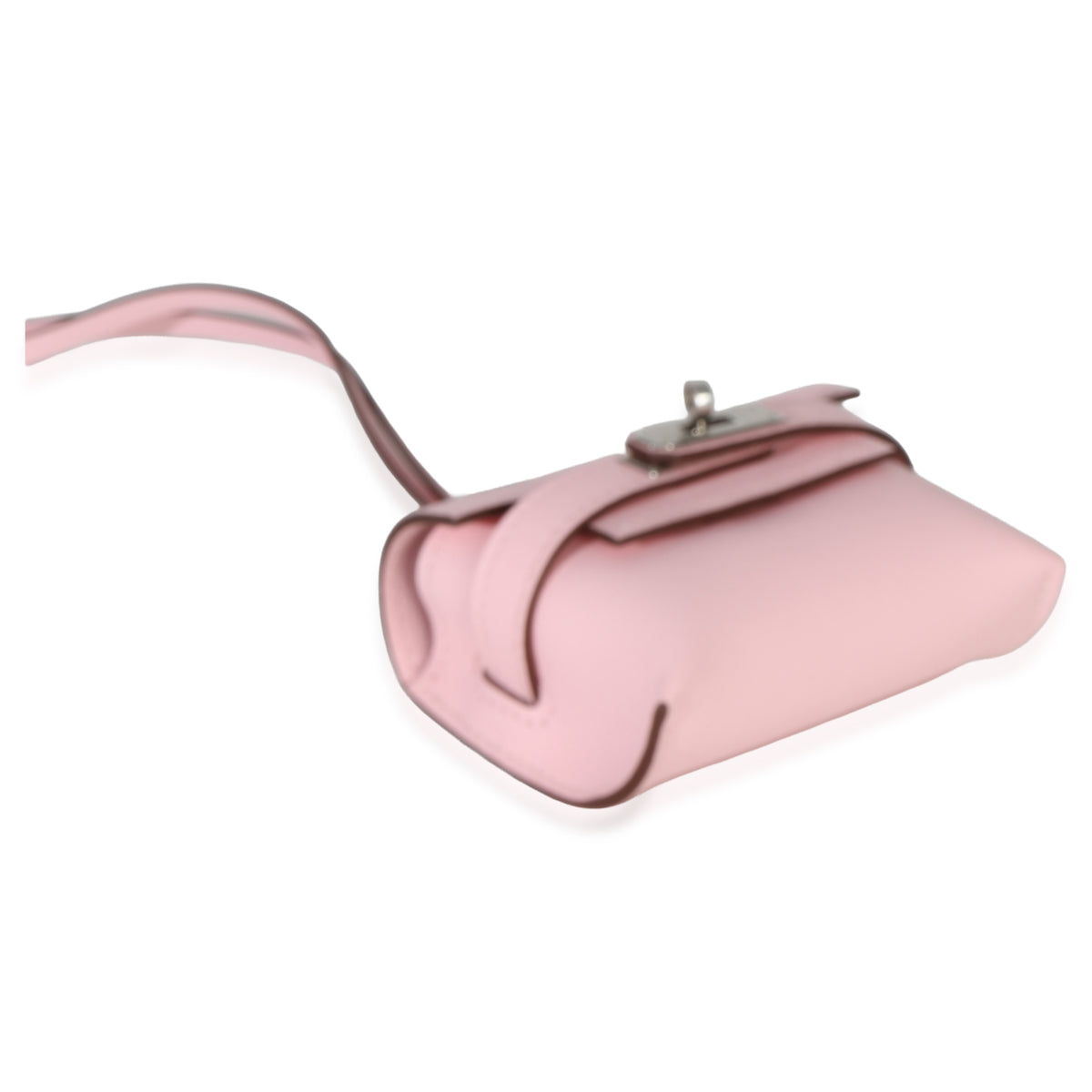 Hermès Rose Sakura Swift Kelly Festival Charm clasp