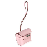 Hermès Rose Sakura Swift Kelly Festival Charm pv