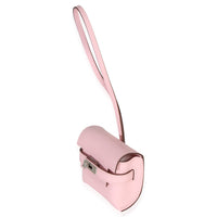 Hermès Rose Sakura Swift Kelly Festival Charm sv