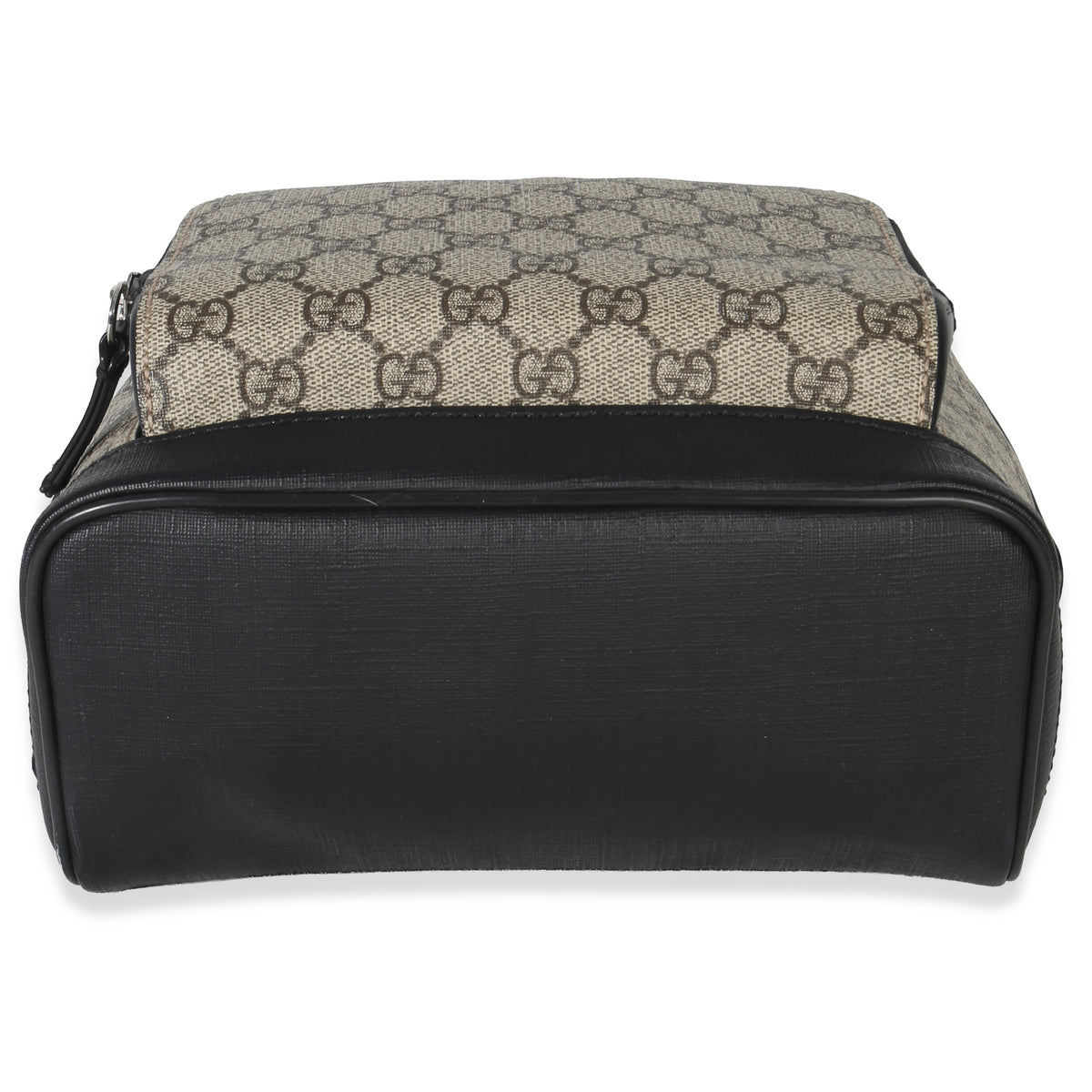 Gucci Black Beige GG Supreme Canvas Eden Small Backpack Handbag box