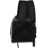 Gucci Black Beige GG Supreme Canvas Eden Small Backpack Handbag stamp