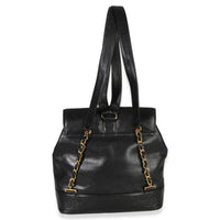Chanel Vintage 24k  Triple CC Flap Backpack Handbag bv