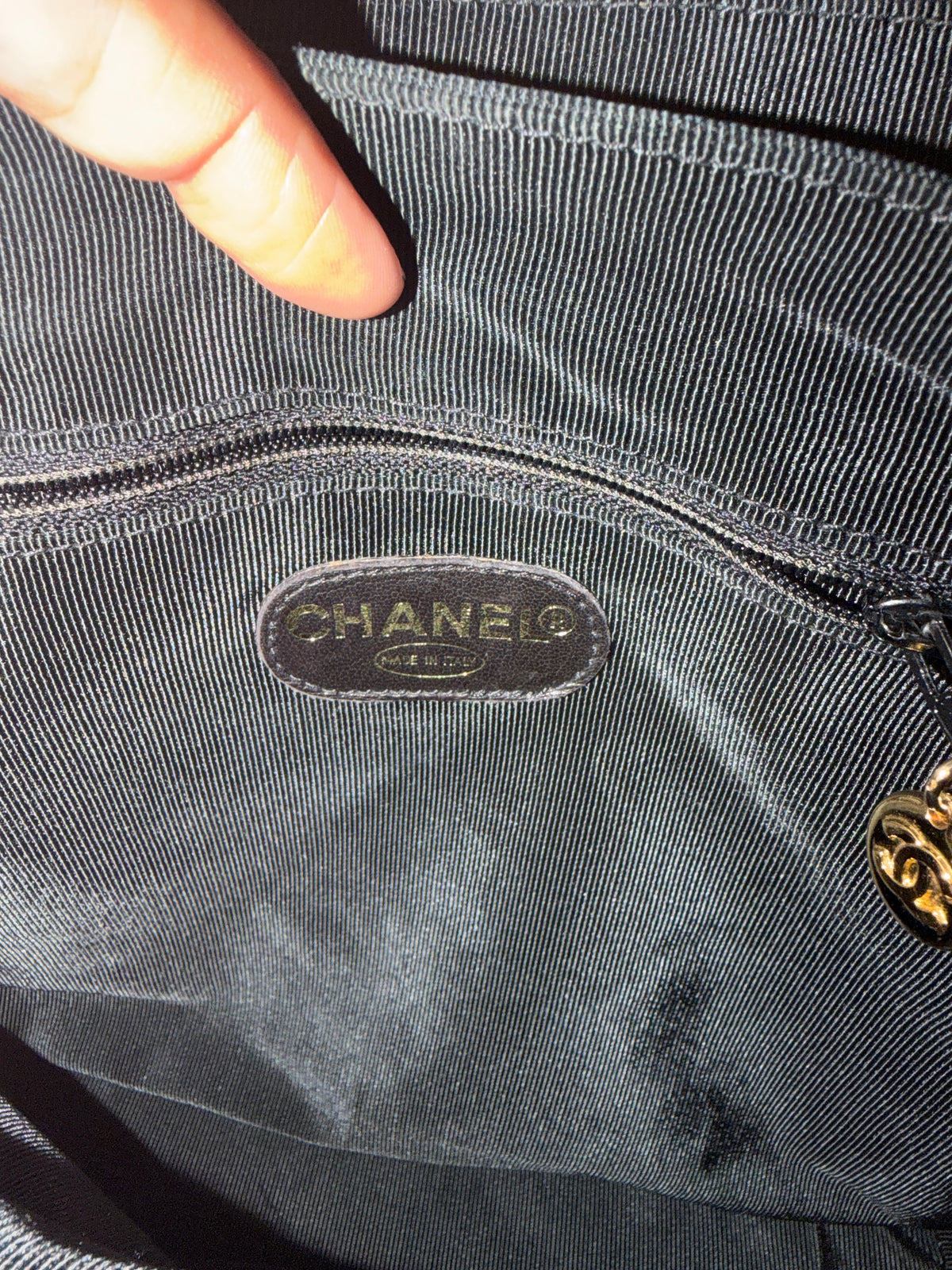 Chanel Vintage 24k  Triple CC Flap Backpack Handbag ad2