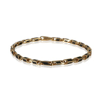 David Yurman Yellow Gold  Streamline Faceted Chain Bracelet fv