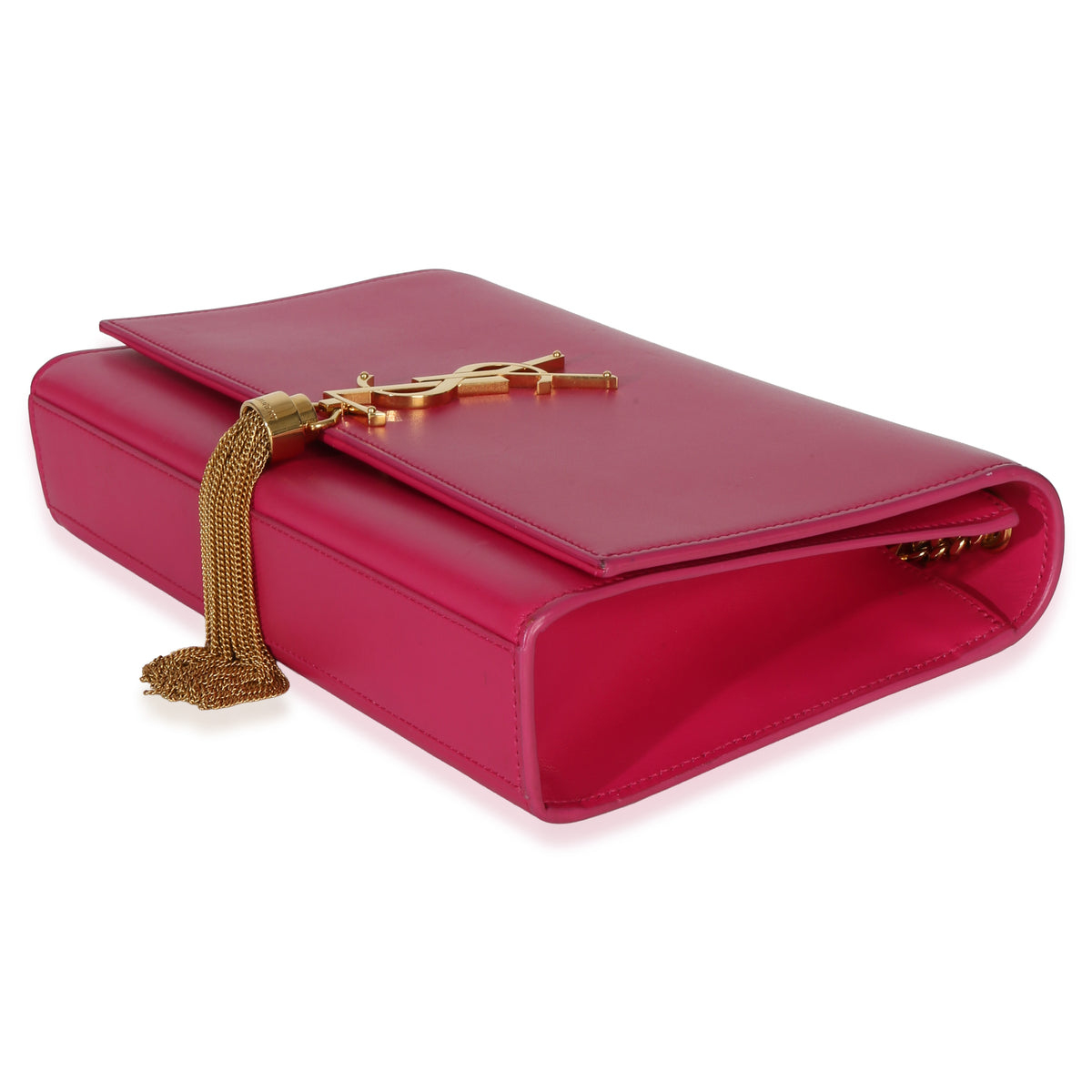 Saint Laurent Pink Smooth Calfskin Medium Kate Tassel Chain Handbag box