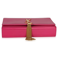 Saint Laurent Pink Smooth Calfskin Medium Kate Tassel Chain Handbag stamp