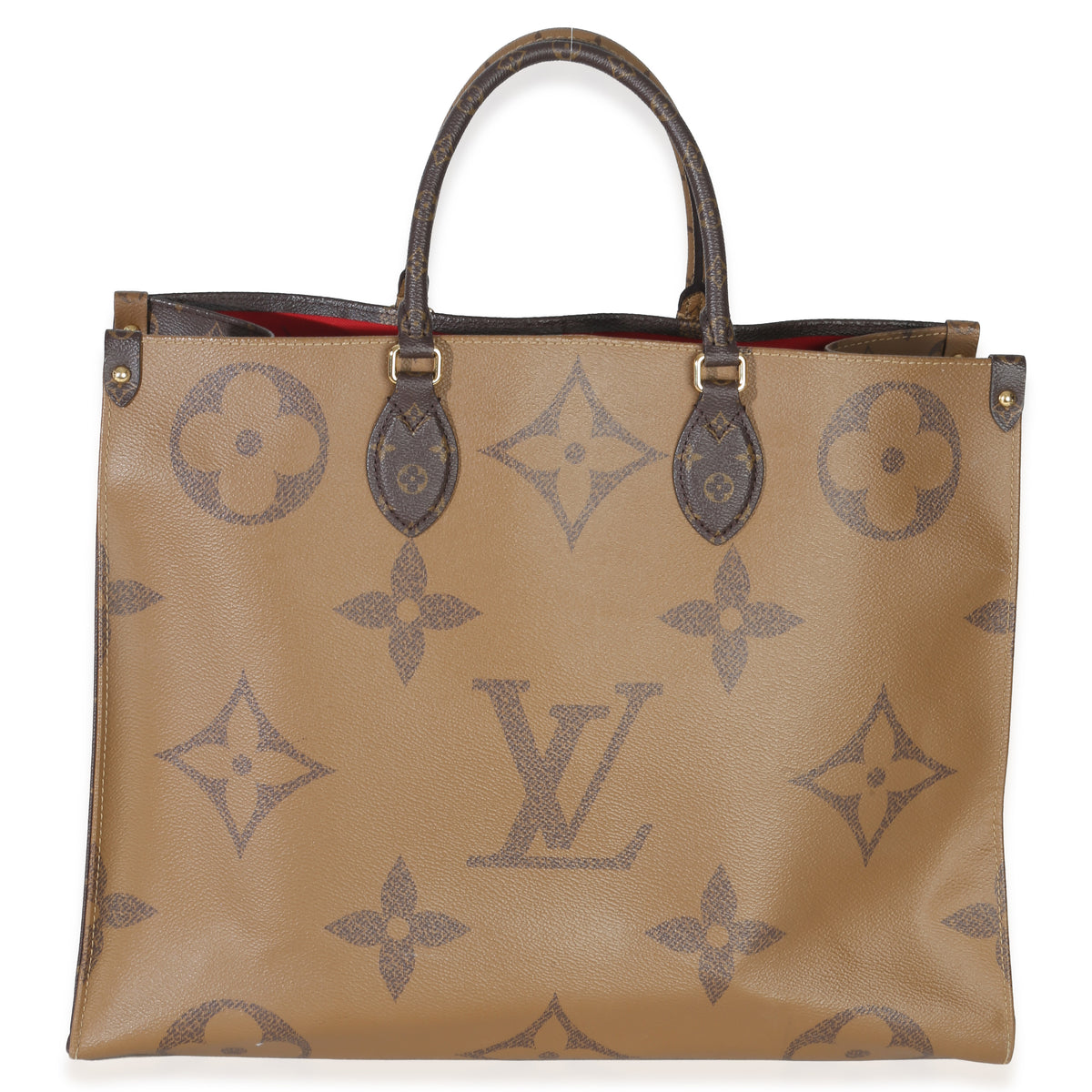 Louis Vuitton Reverse Monogram Canvas Onthego GM Handbag bv