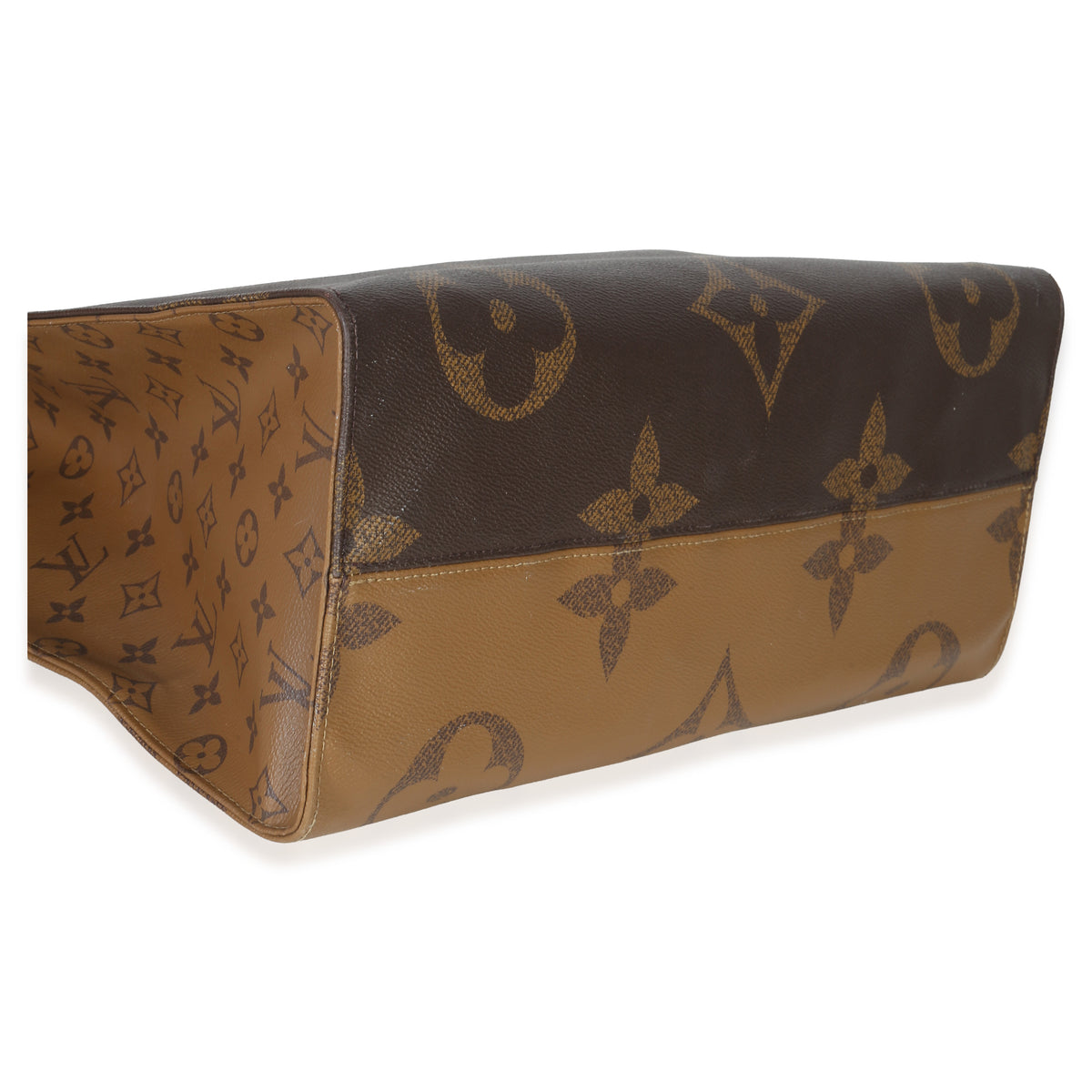 Louis Vuitton Reverse Monogram Canvas Onthego GM Handbag clasp