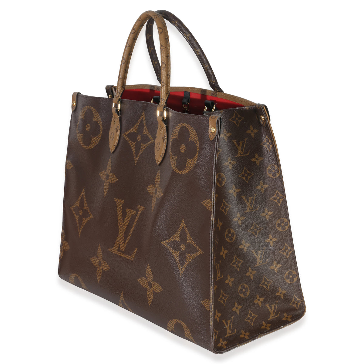 Louis Vuitton Reverse Monogram Canvas Onthego GM Handbag sv