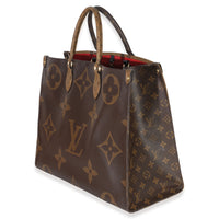 Louis Vuitton Reverse Monogram Canvas Onthego GM Handbag sv
