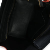 Celine Beige Multicolor Drummed Calfskin Nubuck Nano Luggage Tote Handbag av