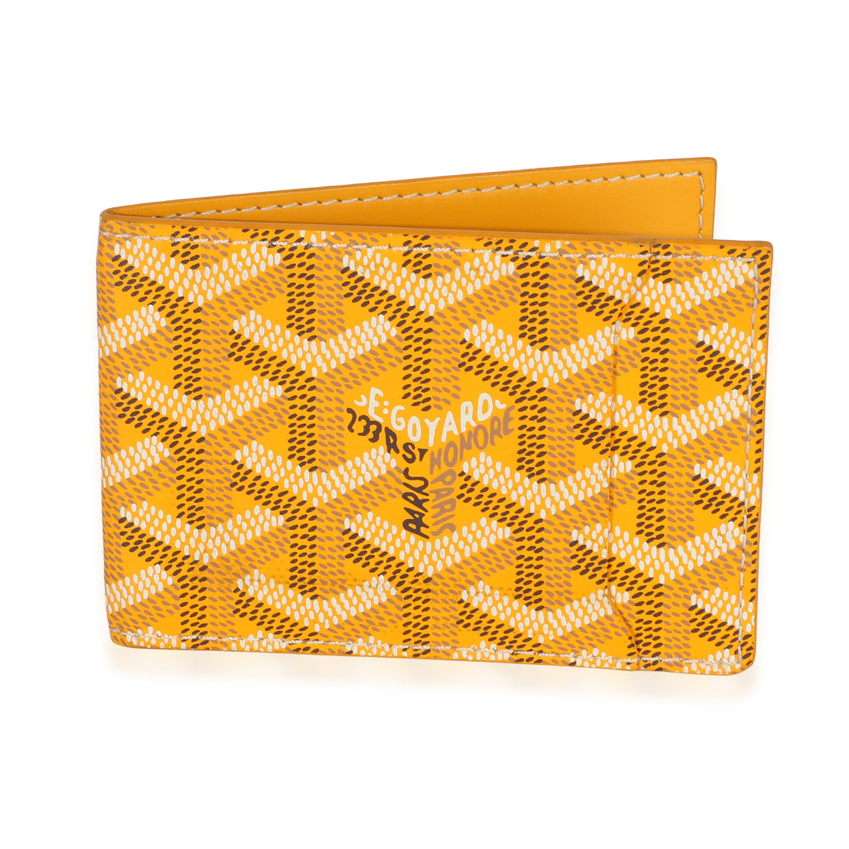 Goyard Yellow ine Canvas  Victoire Bi Fold Wallet Wallet id