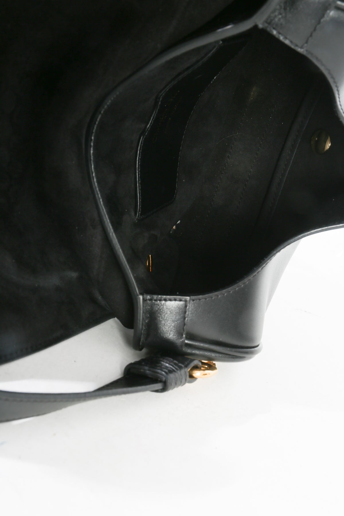 Christian Dior Black Box Calfskin Medium Bobby Flap Bag Handbag ad1