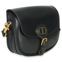 Christian Dior Black Box Calfskin Medium Bobby Flap Bag Handbag pv