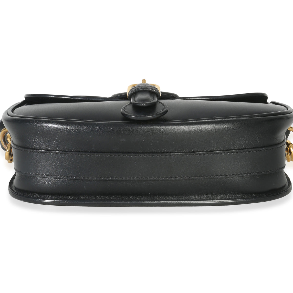 Christian Dior Black Box Calfskin Medium Bobby Flap Bag Handbag stamp