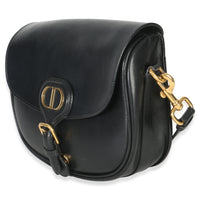 Christian Dior Black Box Calfskin Medium Bobby Flap Bag Handbag sv