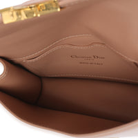 Christian Dior Light Pink Smooth Calfskin Micro 30 Montaigne Flap Bag Handbag ad1