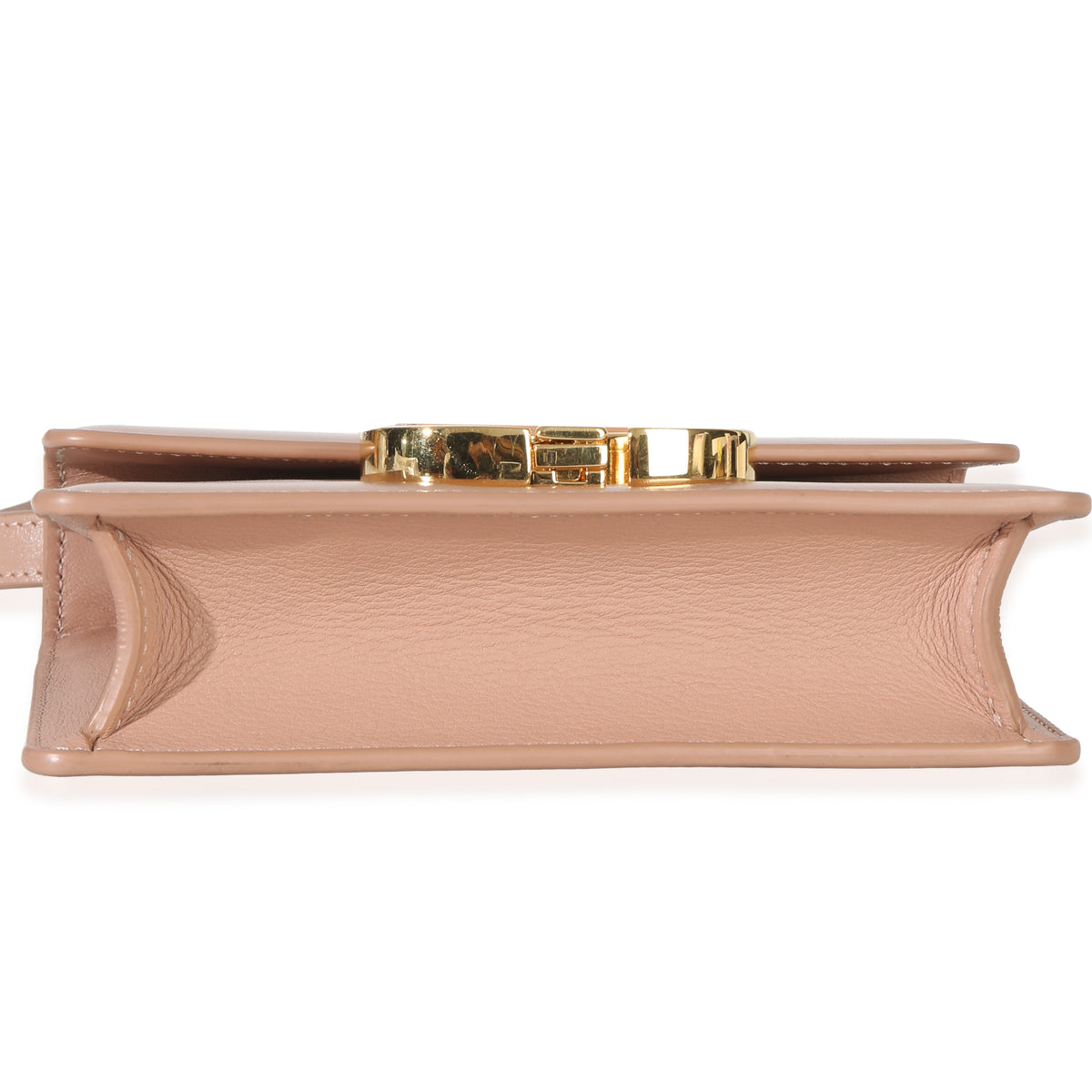 Christian Dior Light Pink Smooth Calfskin Micro 30 Montaigne Flap Bag Handbag stamp