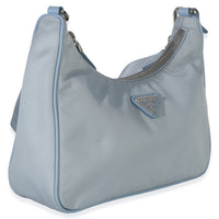 Prada Blue Nylon Saffiano Leather Re Edition 2005 Handbag pv