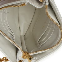 Christian Dior Cream Calfskin Cannage Caro Every Dior Pouch Handbag av