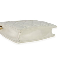 Christian Dior Cream Calfskin Cannage Caro Every Dior Pouch Handbag clasp