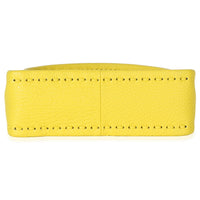 Fendi Yellow Cuoio Roma Selleria sense Mini Hobo Handbag stamp