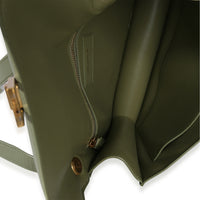 Saint Laurent Light Green Smooth Calfskin Le Carre Satchel Handbag ad2