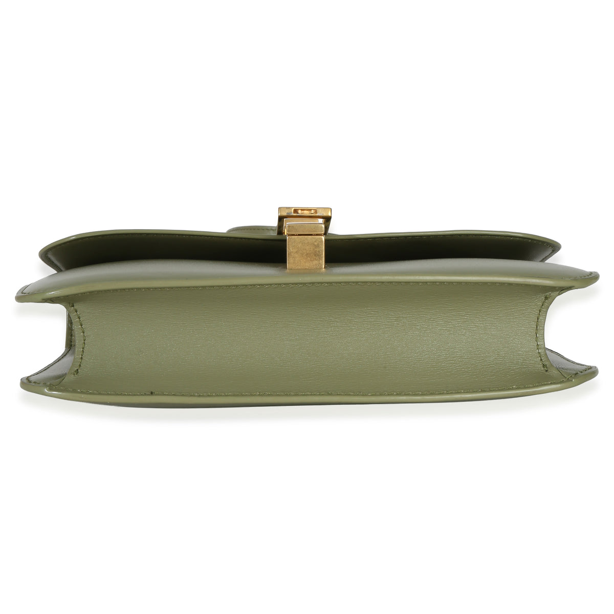 Saint Laurent Light Green Smooth Calfskin Le Carre Satchel Handbag box